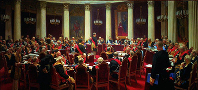 Ceremonial Meeting of the State Council Ilya Repin